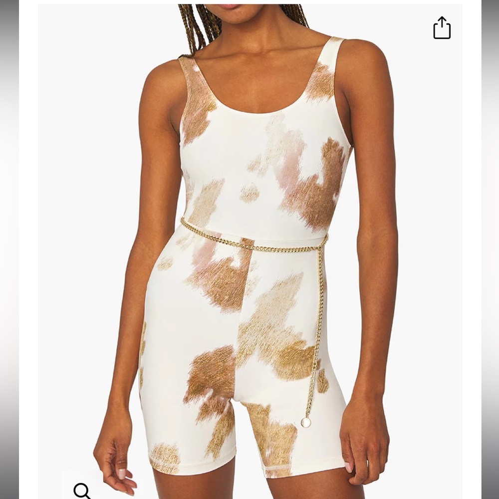 NWT weworewhat Scoop Cowhide Bodysuit